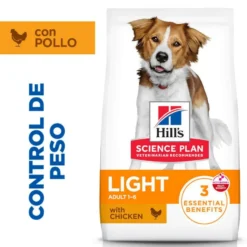 Hill's Science Plan Light Ração de frango para cães de raças médias