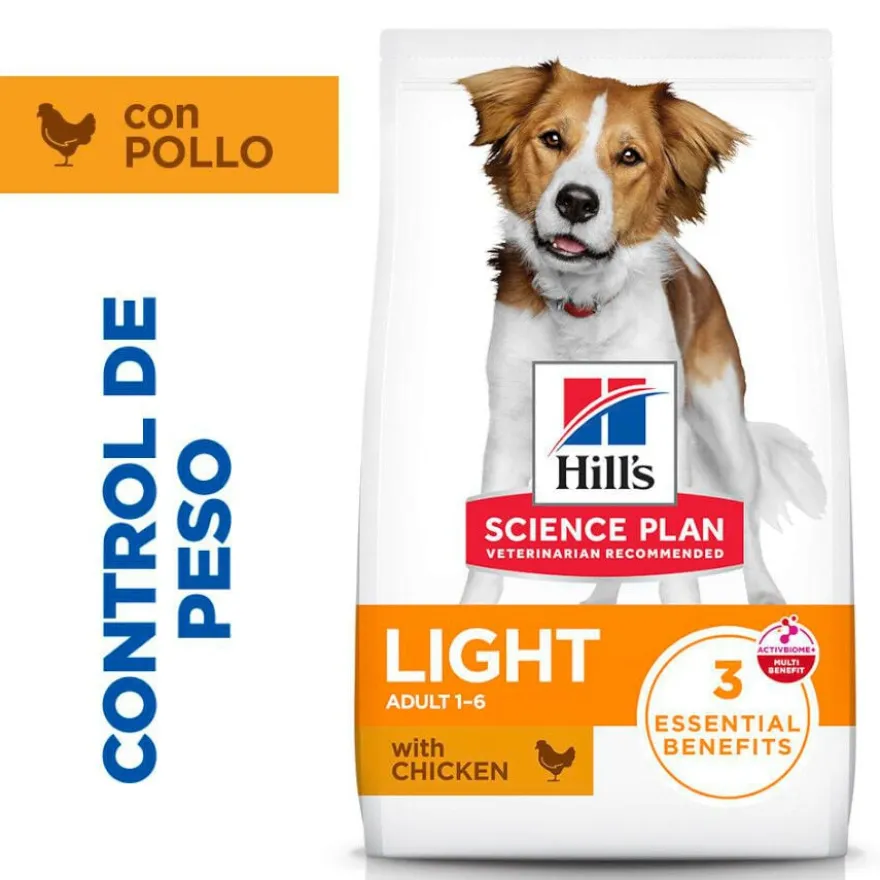 Hill's Science Plan Light Ração de frango para cães de raças médias