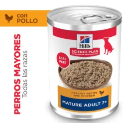 Hill's Science Plan Mature 7+ Adult frango em lata para cães