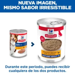 Hill's Science Plan Mature 7+ Adult frango em lata para cães