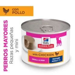 Hill's Science Plan Mature Small y Mini Mousse de Frango em lata para cães
