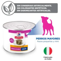 Hill's Science Plan Mature Small y Mini Mousse de Frango em lata para cães