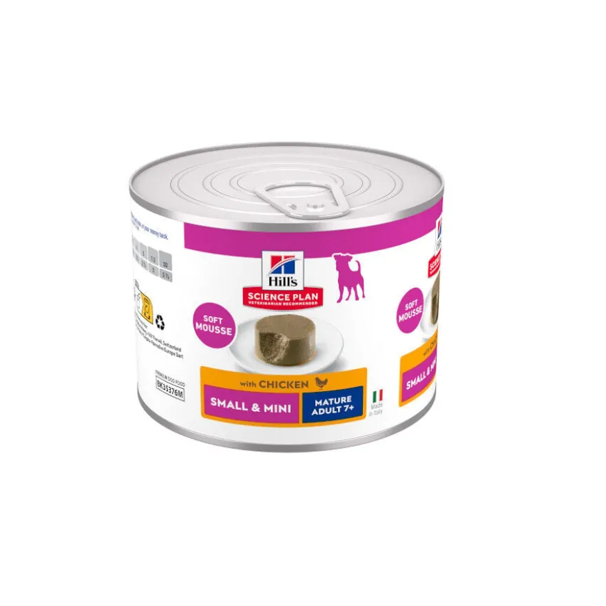 Hill's Science Plan Mature Small y Mini Mousse de Frango em lata para cães