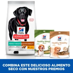 Hill's Science Plan Perfect Weight y Active Mobility frango ração para cães