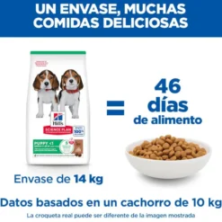 Hill's Science Plan Puppy Medium Ração de cordeiro e arroz para cães