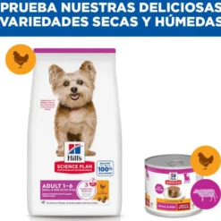 Hill's Science Plan Ração de frango para cães adultos de raça mini