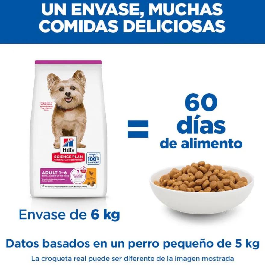Hill's Science Plan Ração de frango para cães adultos de raça mini