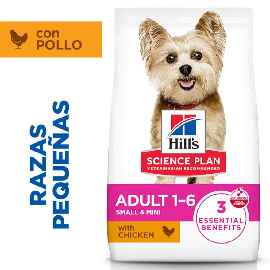 Hill's Science Plan Ração de frango para cães adultos de raça mini