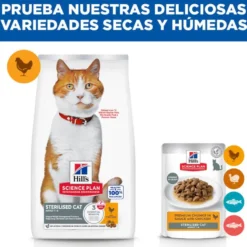 Hill's Science Plan Sterilised Ração de frango para gatos adultos esterilizados