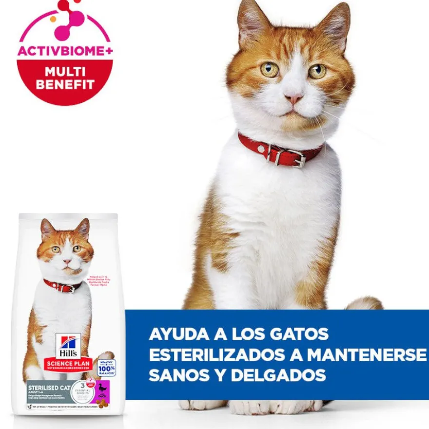 Hill's Science Plan Sterilised Ração de pato para gatos adultos esterilizados