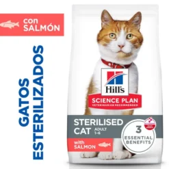 Hill's Science Plan Sterilised Ração de salmão para gatos