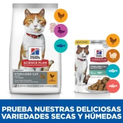 Hill's Young Adult Science Plan Sterilised Truta Saqueta em Molho para gatos