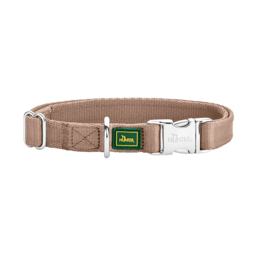 Hunter Inari Alu-Strong Coleira castanha para cães