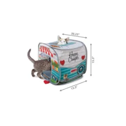 Kong Play Spaces Camper Casa de brinquedo para gatos