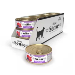 Lata de atum e javali hipoalergênico sem grãos Dibaq Sense para gatos