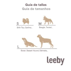 Leeby Alcofa branca com ouriços para cães