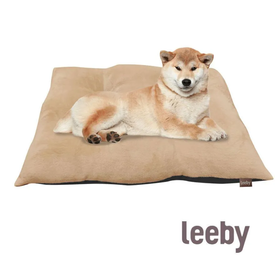 Leeby Almofada Acolchoada Bege para cães
