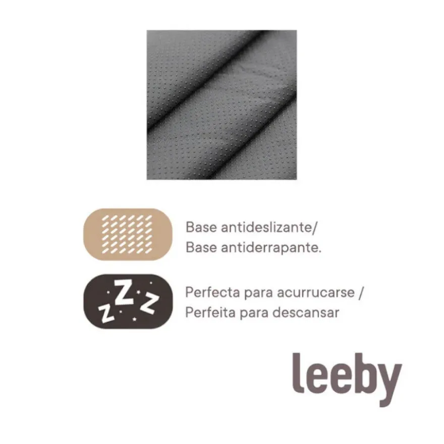 Leeby Almofada Acolchoada Branca com Ouriços para cães