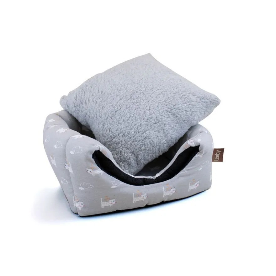 Leeby Cama Azul Claro para gatos