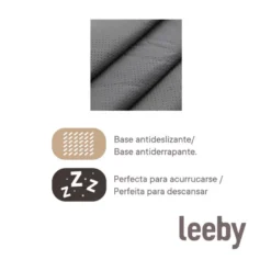 Leeby Cama Donut Antiderrapante com Estampado de Banda Desenhada Amarela para gatos