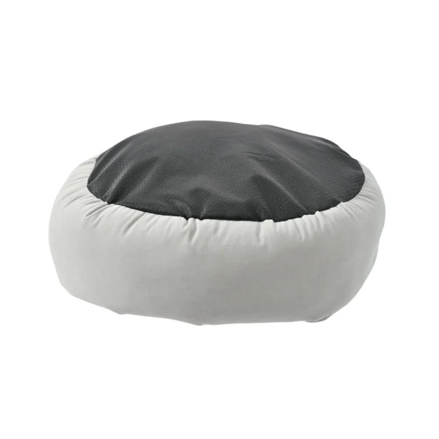 Leeby Cama donut cinzenta para gatos