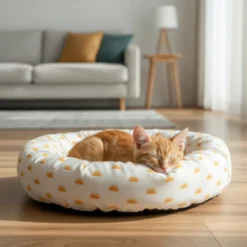 Leeby Cama donut sol para gatos