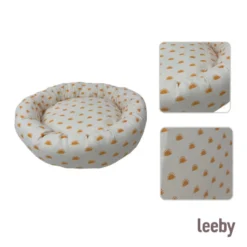 Leeby Cama donut sol para gatos