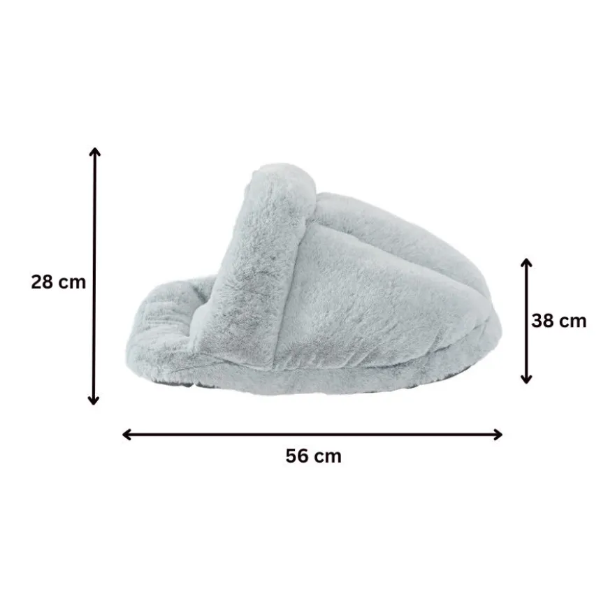 Leeby Cama Sapatilha Cinzenta para gatos