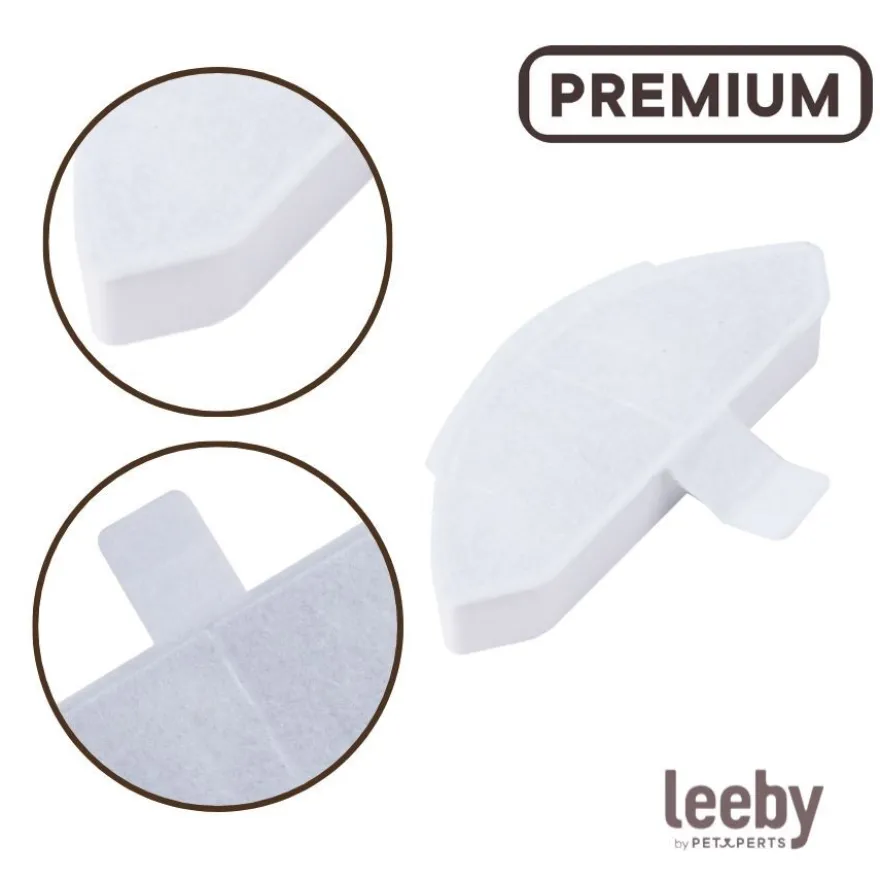 Leeby Conjunto de 3 Filtros de Substituição para Bebedouro Sem Fios de cães e gatos