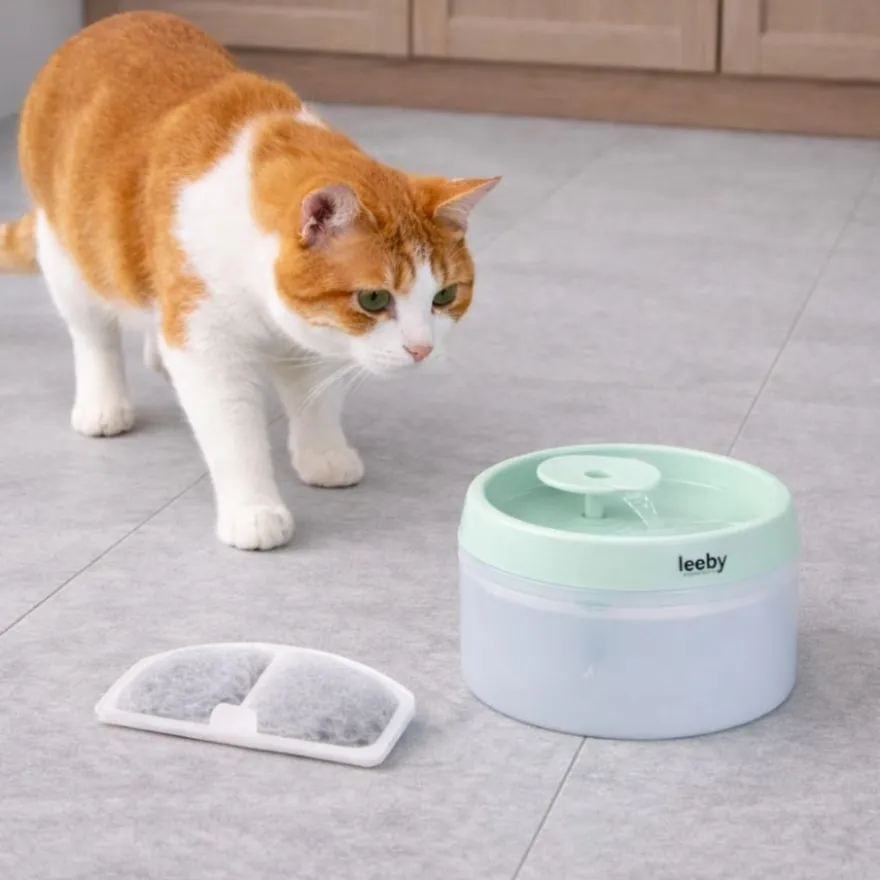 Leeby Conjunto 2 Recarga de filtros para bebedouro de gatos