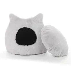 Leeby Igloo Anti Stress Cinzento para gatos