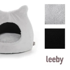 Leeby Igloo Anti Stress Cinzento para gatos