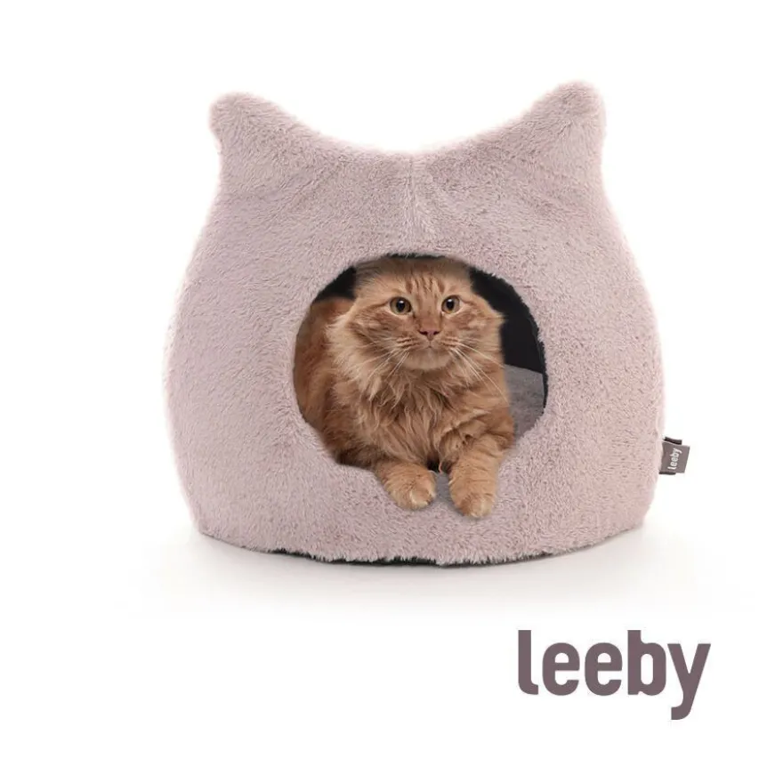 Leeby Igloo Anti Stress Rosa para gatos