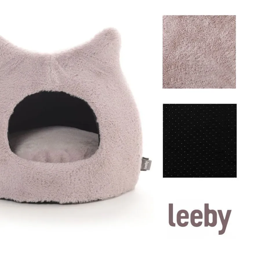 Leeby Igloo Anti Stress Rosa para gatos