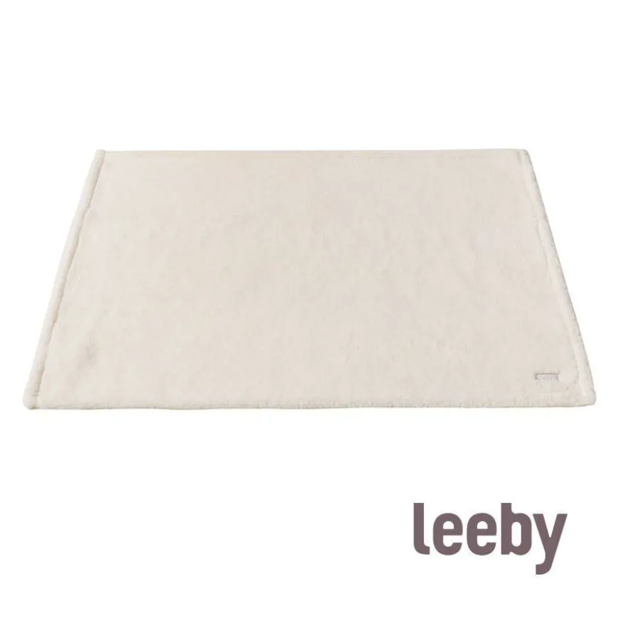 Leeby Manta Suave de Pelo Branco para gatinhos