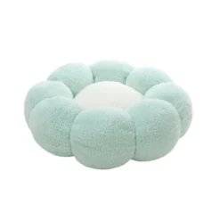 Leeby Sofá Flower Bed Swirl Azul para cães