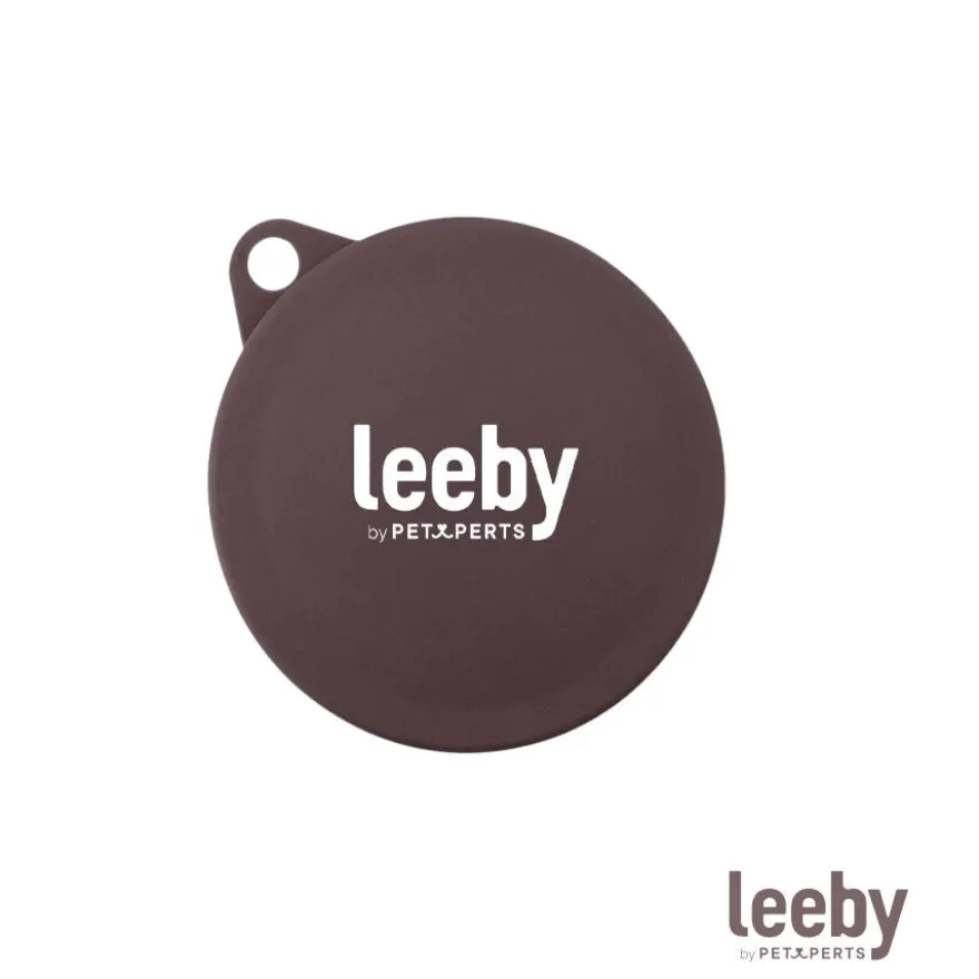 Leeby Tampa para Comedouro Castanha para cães e gatos