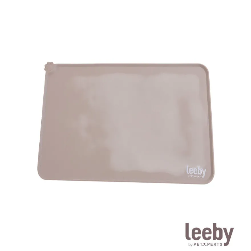 Leeby Tapete Antiderrapante para Comedouros de cães e gatos