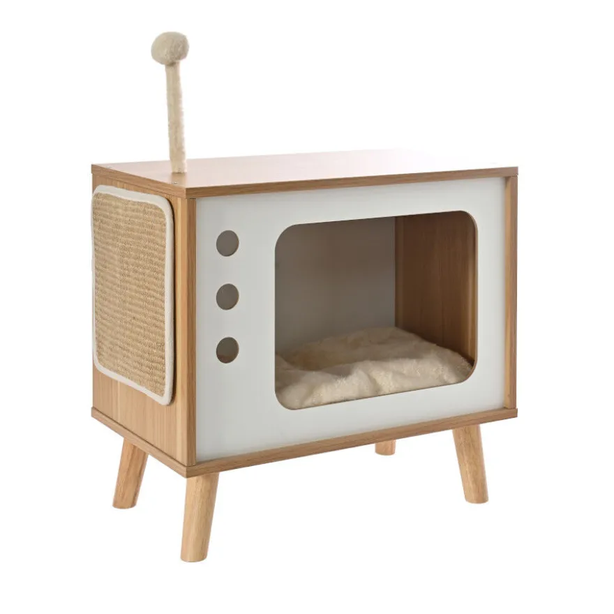 Leeby Thierre TV cama nido arranhador para gatos