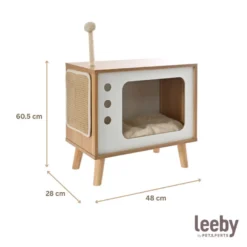 Leeby Thierre TV cama nido arranhador para gatos