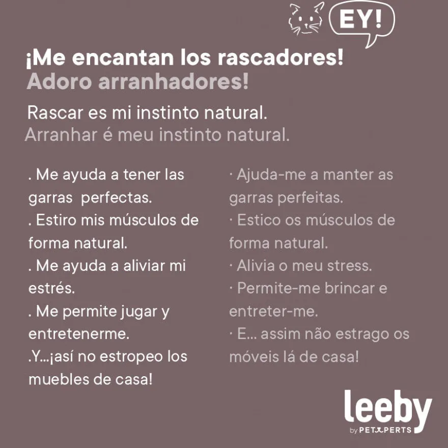 Leeby Walter arranhador de cartão horizontal com bola e estampado de peixes para gatos