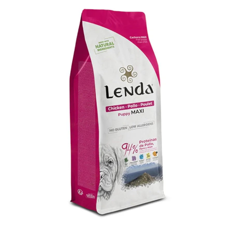 Lenda Original Maxi Puppy Ração de frango para cachorros