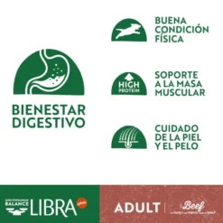 Libra Adult Carne de Vaca ração para cães