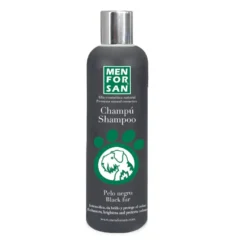 Menforsan champô pelo preto para cães