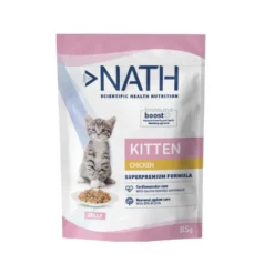 Nath Kitten Frango em Gelatina Saquetas para gatos