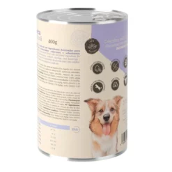 Natuka Alimento húmido de vitela e brócolos em lata para cães