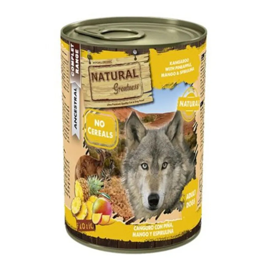 Natural Greatness Canguru lata para cães