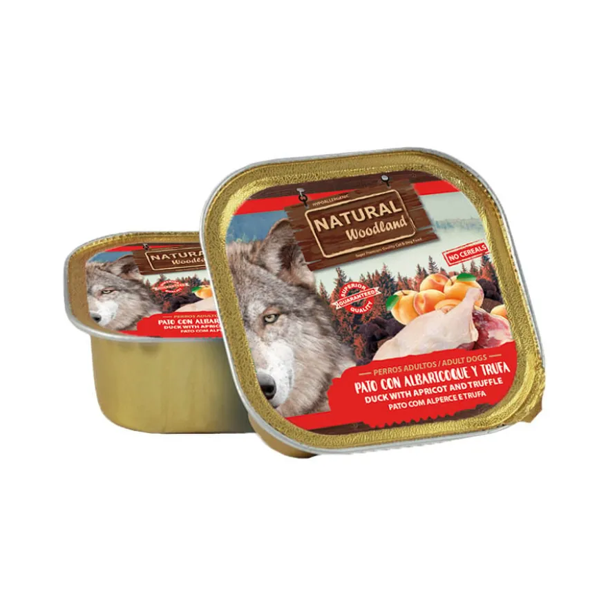 Natural Greatness Pato com Damasco e Trufa lata para cães