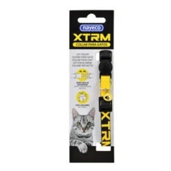 Nayeco X-Trm Neon Flash Negro coleira para gatos