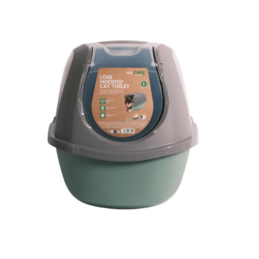 Nice Care Eco Caixa de areia Smart verde para gatos